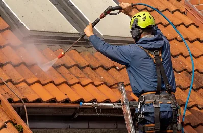 Démoussage et hydrofuge de toiture à Cuzance